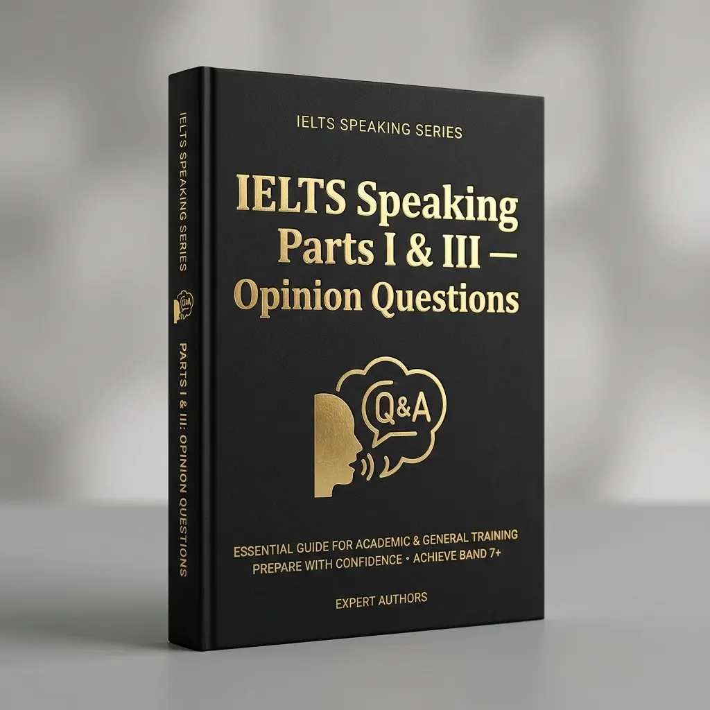 IELTS Speaking: Opinion Questions