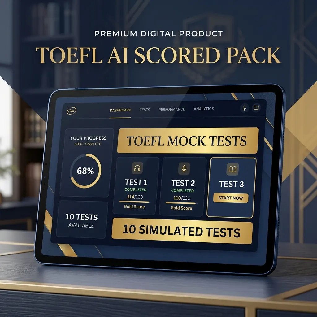 TOEFL AI Scored Mastery Pack